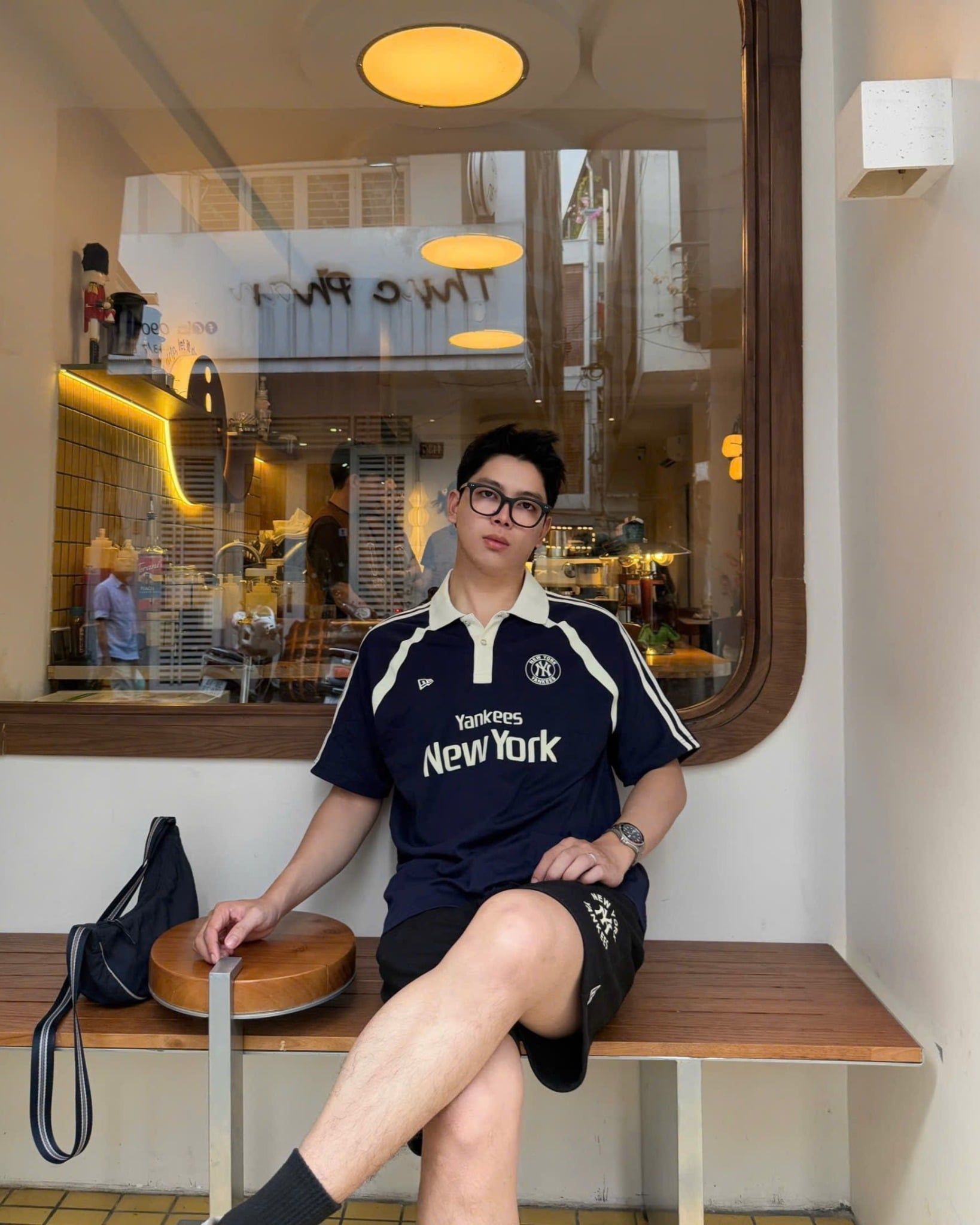  Áo Thun Polo New Era - [Unisex] NY Line Navy 