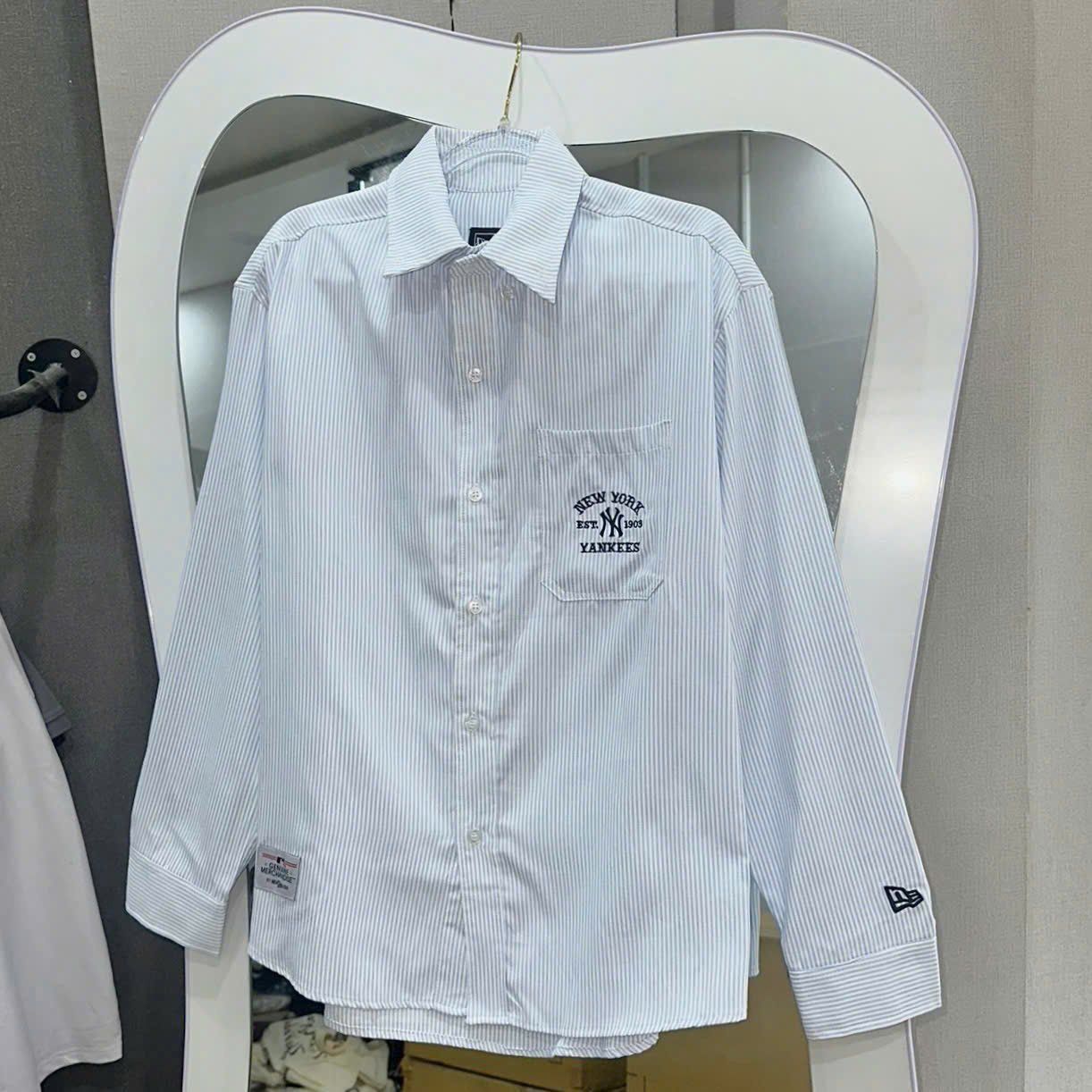 Áo Sơ Mi New Era - [Unisex] NY Yankees Striped Blue - 14529326 