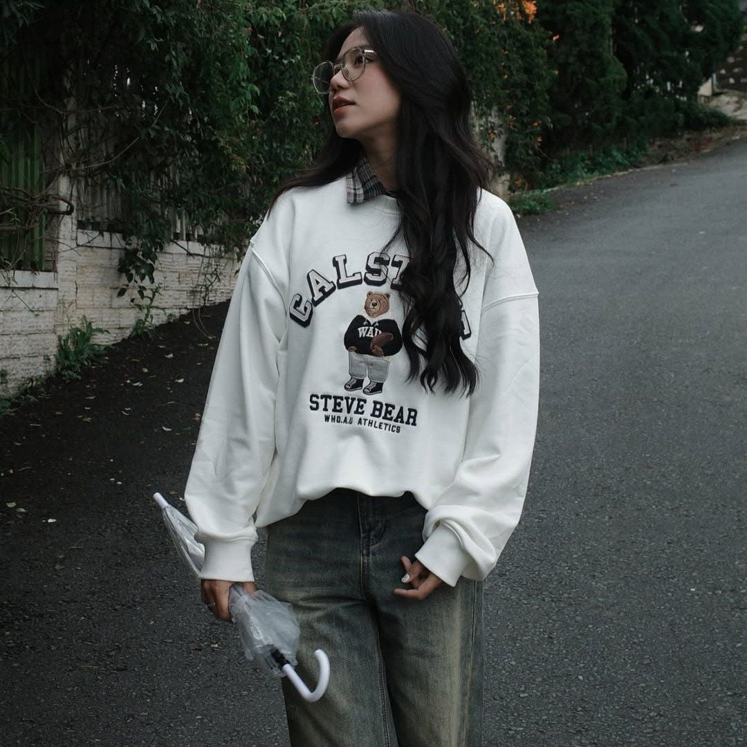  Áo Sweater WHOAU [Unisex] - Steve Patch Sweatshirt - WHMWE3923U 