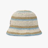  Nón Bucket Dệt Kim MLB - Stripe Summer - 3AHTV0153-50IVS 
