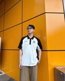  Áo Thun Polo New Era - [Unisex] NY Yankees Basic Zip Up Black/White 