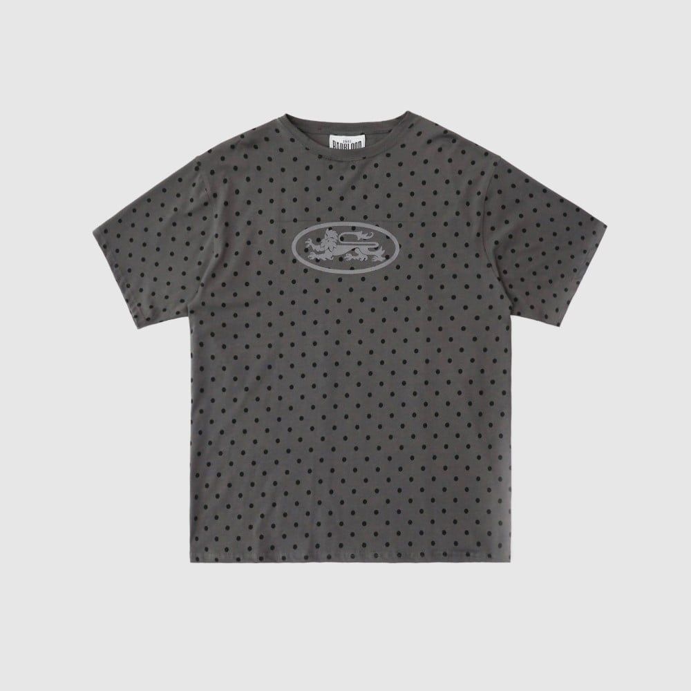  Áo Thun [Unisex] Badblood - [w-tee25-080] Mystic Basic T-Shirt Charcoal Dot 