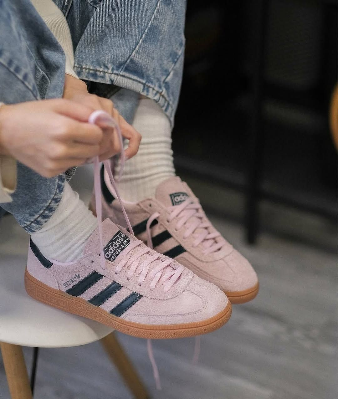  Giày Adidas Hanball Spezial Pink IF6561 