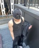  Áo Croptop [Nữ] Badblood - [w-tnk25-007] Rusty Denim Tank Top Blue 