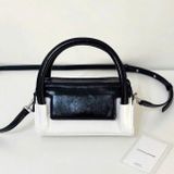  Túi Xách FindKapoor Korea - Marty Bag B 18 Crinkled White Black 