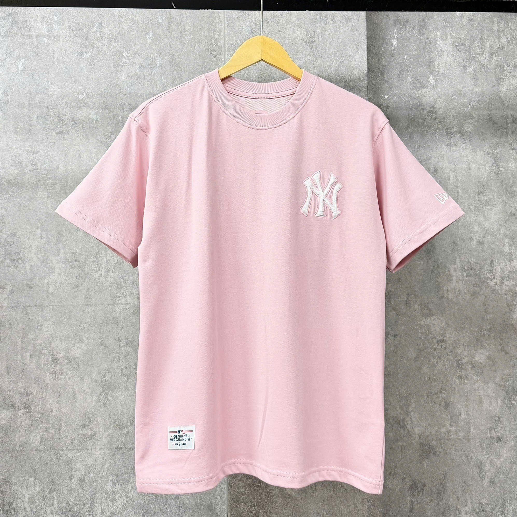  Áo Thun New Era - [Unisex] NY Yankees Hawaii Style Logo Pink T-Shirt - 12354883 