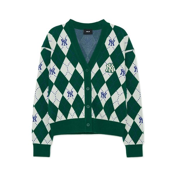 Áo Cardigan MLB [Nữ] Monogram New York Yankees - 3FKCM0134-50GNS