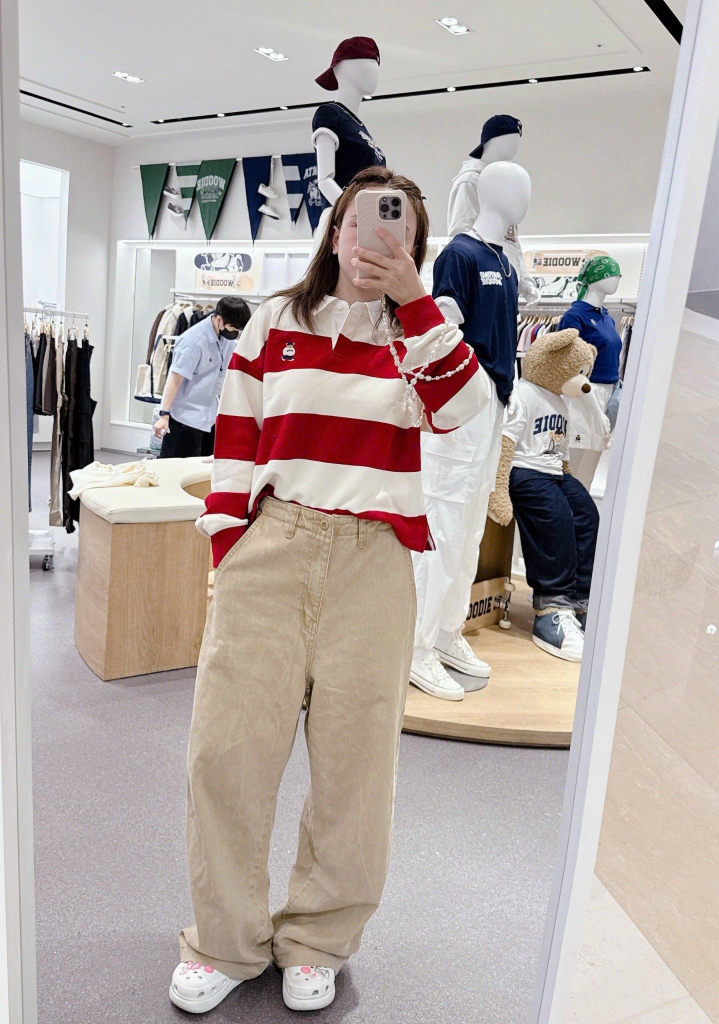  Áo Sweater SPAO - (Woody) Rugby Sweatshirt - SPMWE49C50 