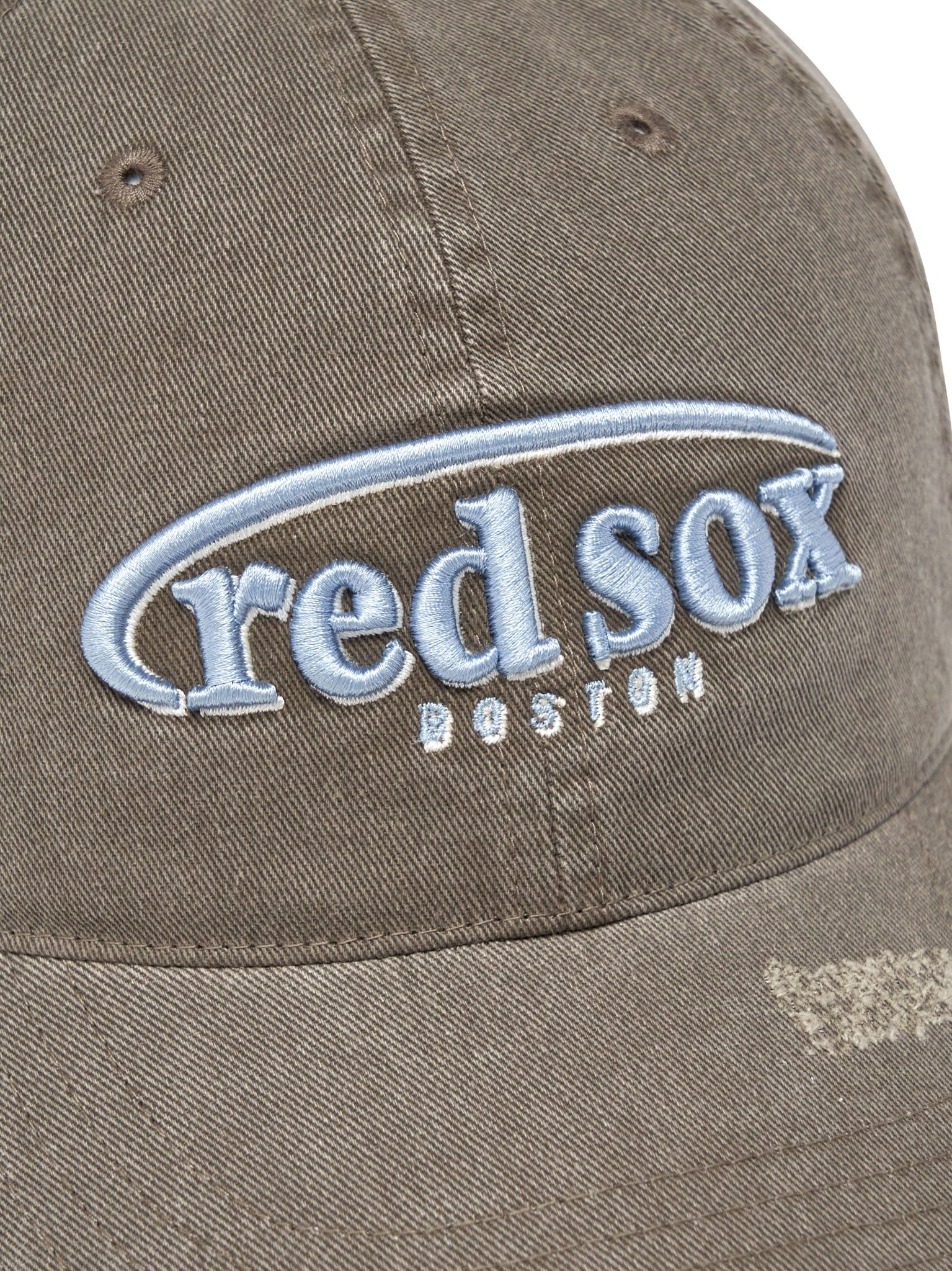  Nón MLB Korea - [Unisex] Vintage Damaged Curve Logo Unstructured Ball Cap - 3ACPV106N 