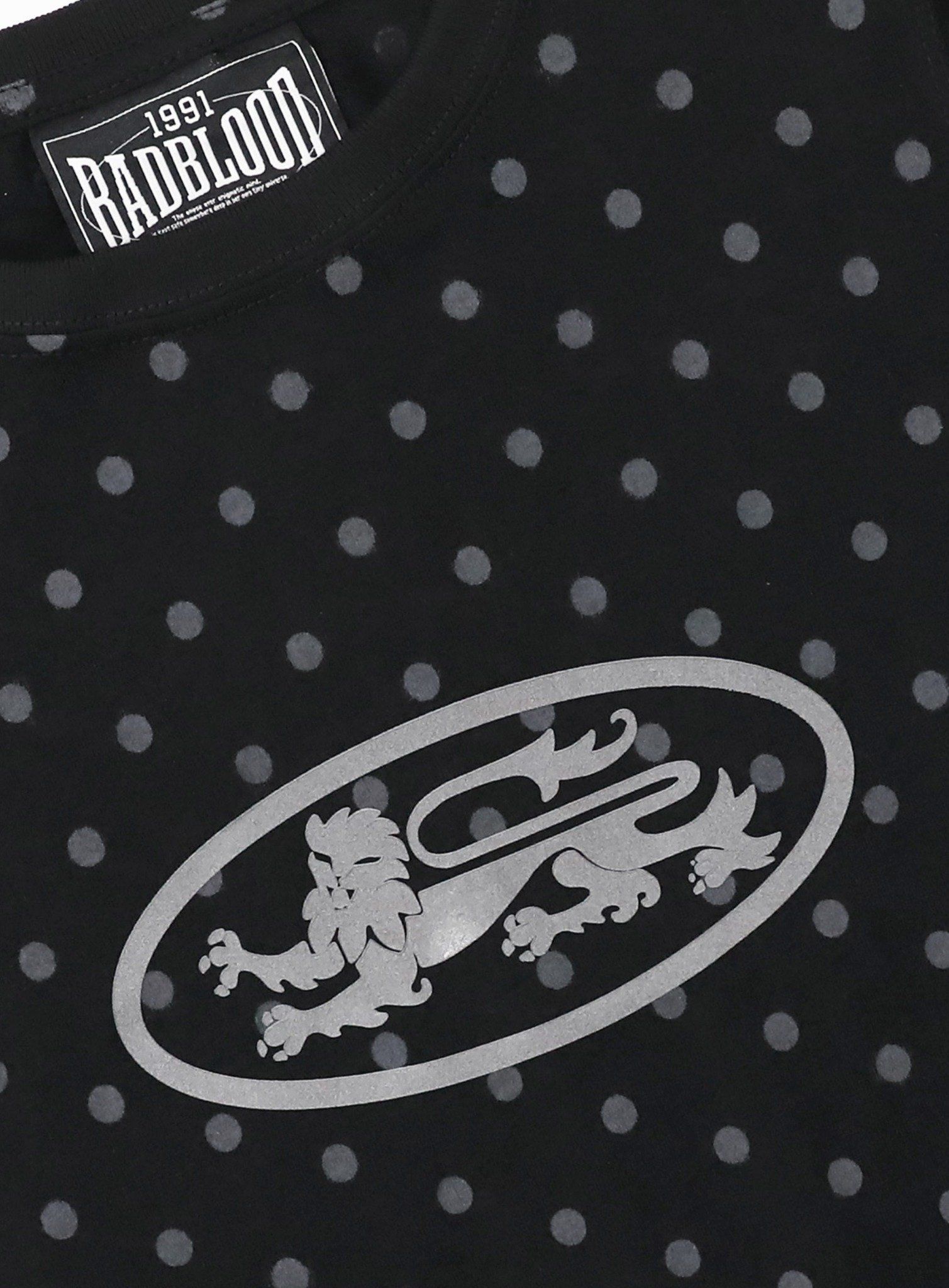  Áo Thun [Unisex] Badblood - [w-tee25-081] Mystic Basic T-Shirt Black Dot 