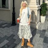  Áo Thun New Era - [Unisex] NY Yankees Like Denim Logo White - 17784545 