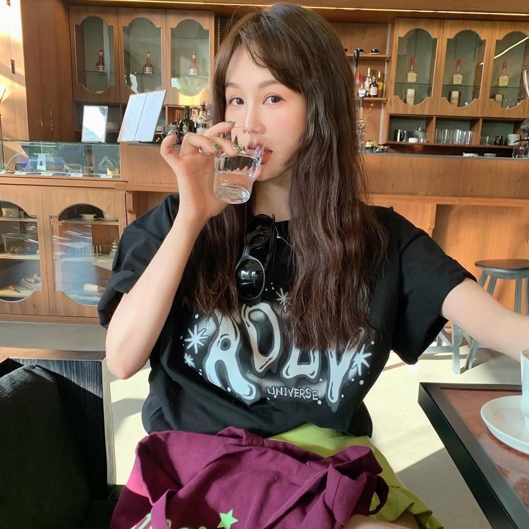  Áo thun [Unisex] ADLV - Acmédelavie Universe Logo Black 