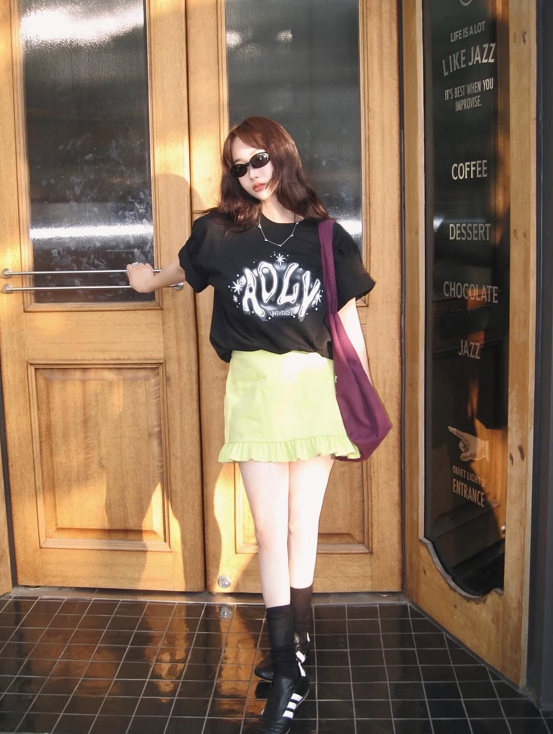  Áo thun [Unisex] ADLV - Acmédelavie Universe Logo Black 