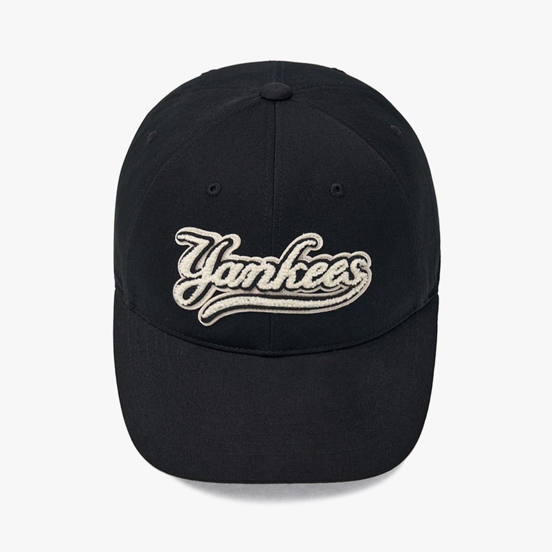  Nón Lưỡi Trai MLB Varsity Cursive Fluffy Logo - 3ACPVF04N-50BKS 