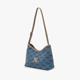  Túi Xách MLB - Classic Monogram Denim Embossed Bucket Bag NY - 3ABMMD16N-50BLL 