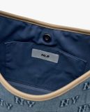  Túi Xách MLB - Classic Monogram Denim Embossed Bucket Bag NY - 3ABMMD16N-50BLL 