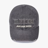  Nón MLB Korea - [Unisex] Denim Embossed Baseball Cap - 3ACPV215N-50CGS 