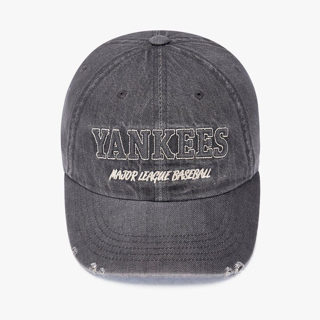  Nón MLB Korea - [Unisex] Denim Embossed Baseball Cap - 3ACPV215N-50CGS 