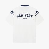  Áo Polo MLB [Unisex] - Varsity Shoulder Color Overfit Collar NY Yankees - 3APQV0143-50IVS 