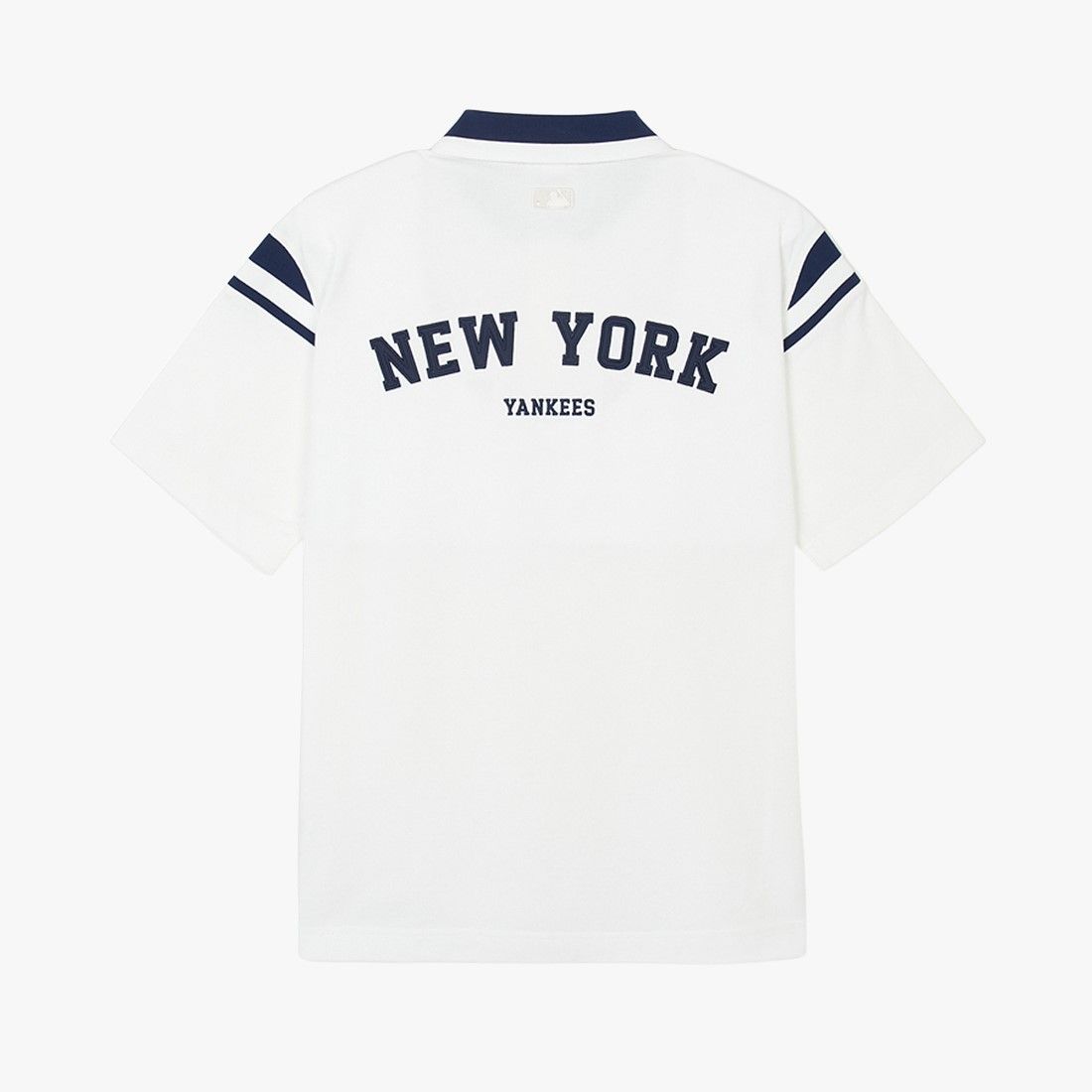  Áo Polo MLB [Unisex] - Varsity Shoulder Color Overfit Collar NY Yankees - 3APQV0143-50IVS 