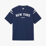  Áo Polo MLB [Unisex] - Varsity Shoulder Color Overfit Collar NY Yankees - 3APQV0143-50NYS 