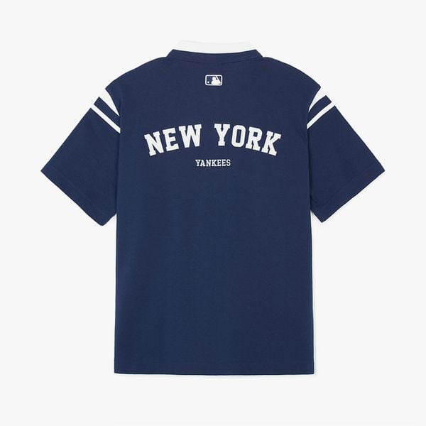 Áo Polo MLB - Varsity Shoulder Color Overfit Collar NY Yankees - 3APQV0143-50NYS
