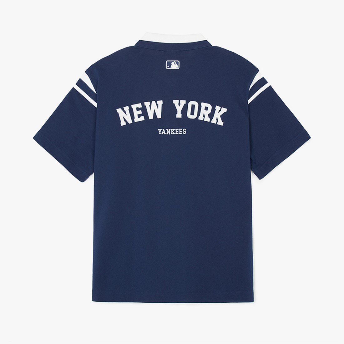  Áo Polo MLB [Unisex] - Varsity Shoulder Color Overfit Collar NY Yankees - 3APQV0143-50NYS 