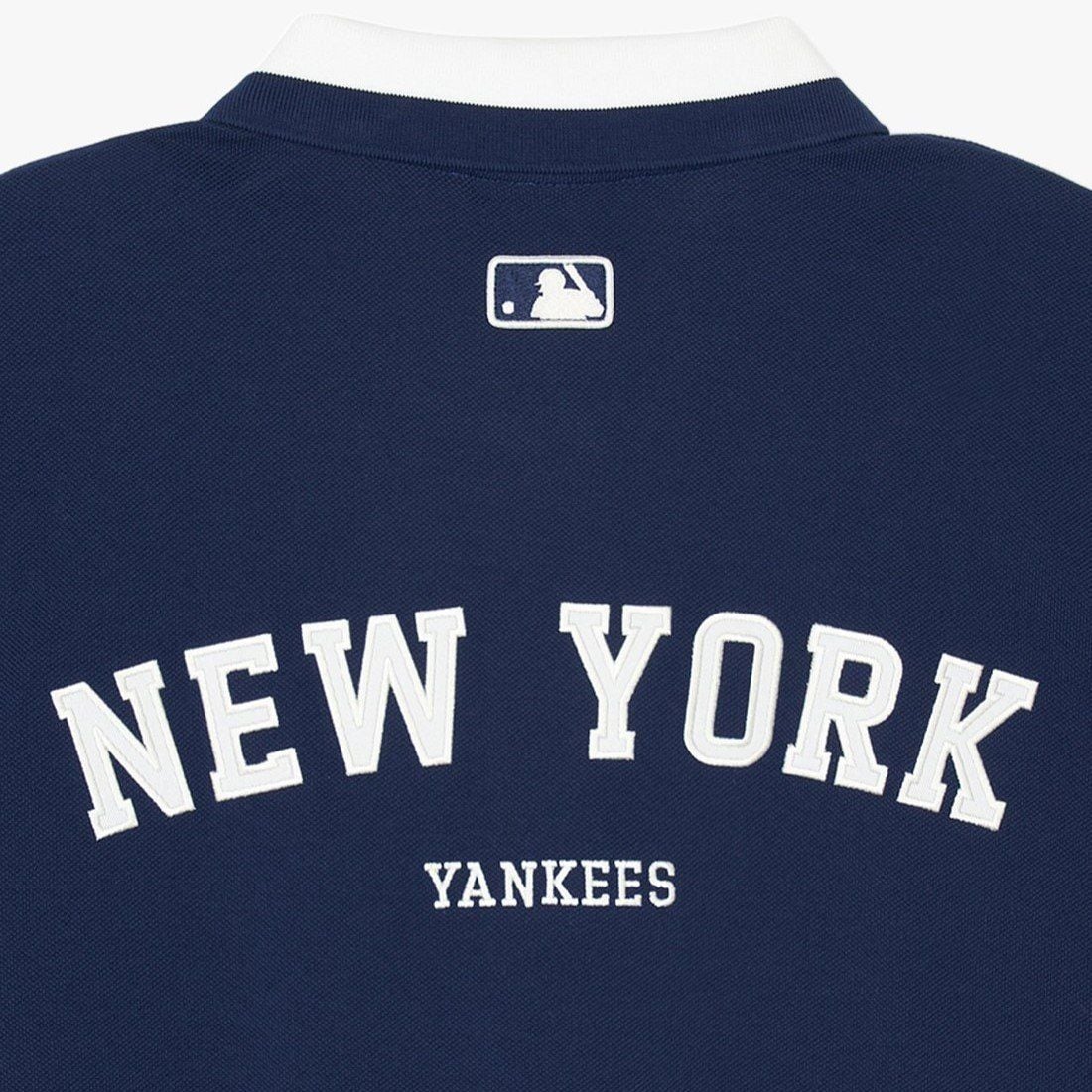  Áo Polo MLB [Unisex] - Varsity Shoulder Color Overfit Collar NY Yankees - 3APQV0143-50NYS 