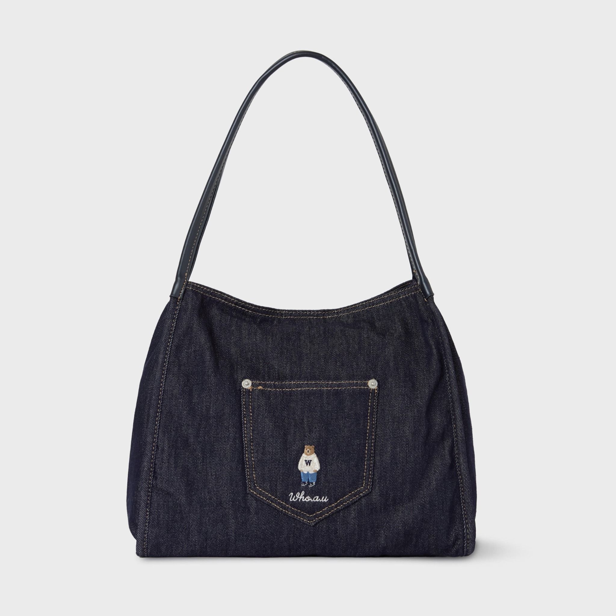  Túi Tote Whoau - Steve Denim Shoulder Bag 