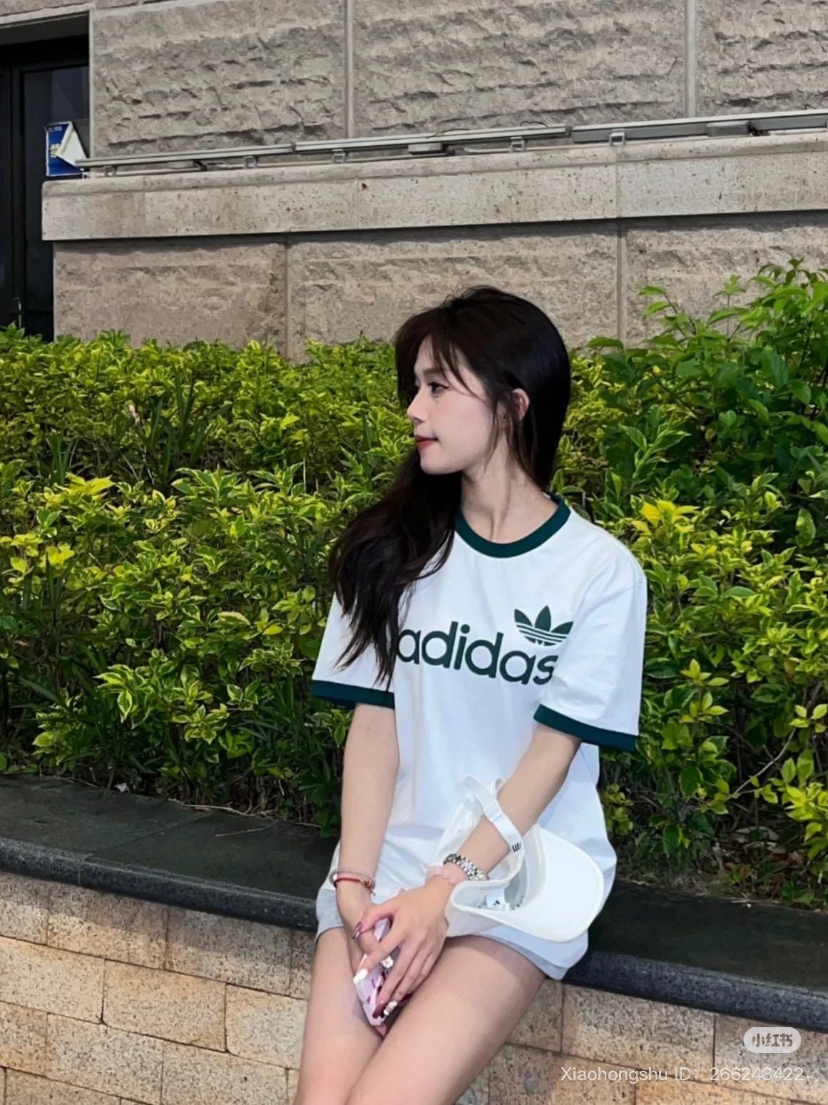  Áo Thun ADIDAS [Unisex] - Simple Tee - White 