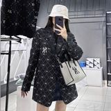  Áo Vest MLB Korea - Monogram New York Yankees - 3FJKM0131-50BKS 