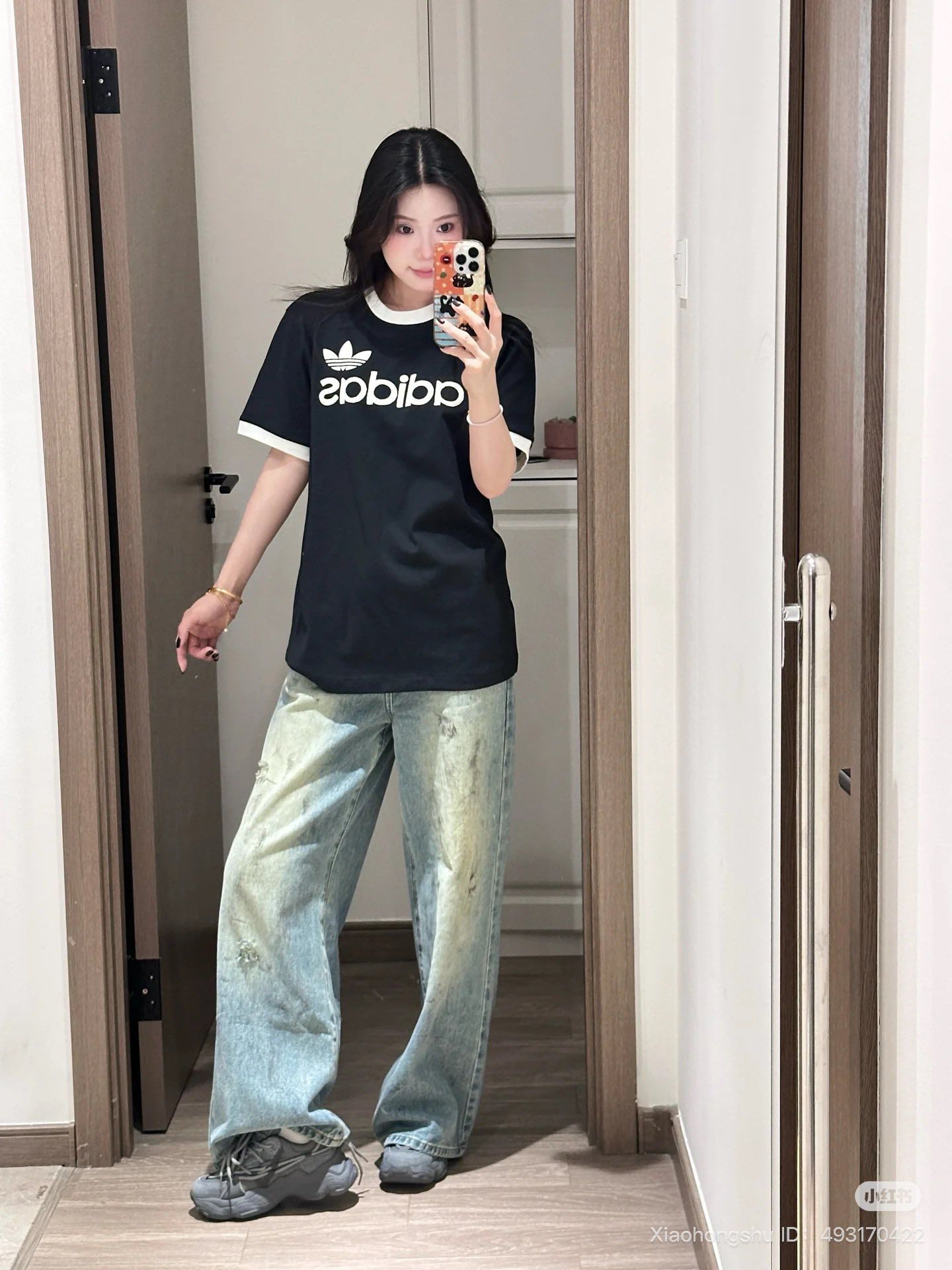  Áo Thun ADIDAS [Unisex] - Simple Tee - Black 