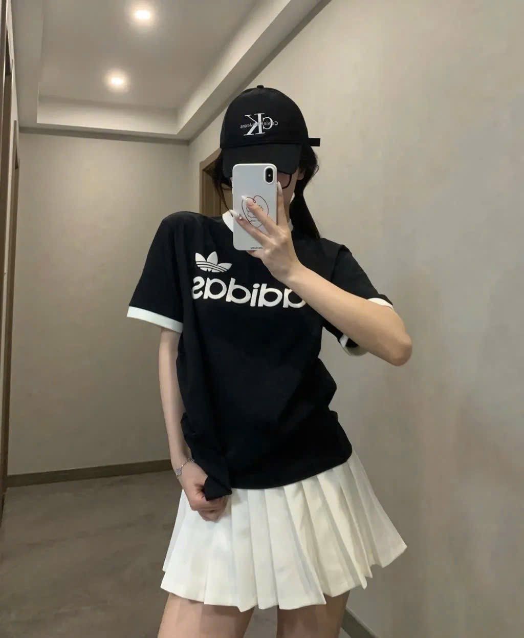  Áo Thun ADIDAS [Unisex] - Simple Tee - Black 