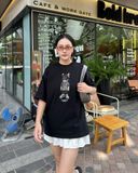  Áo Thun LifeWork - [Unisex] Snap Hipdog Short Sleeve T-Shirt Black - LW252TS106 