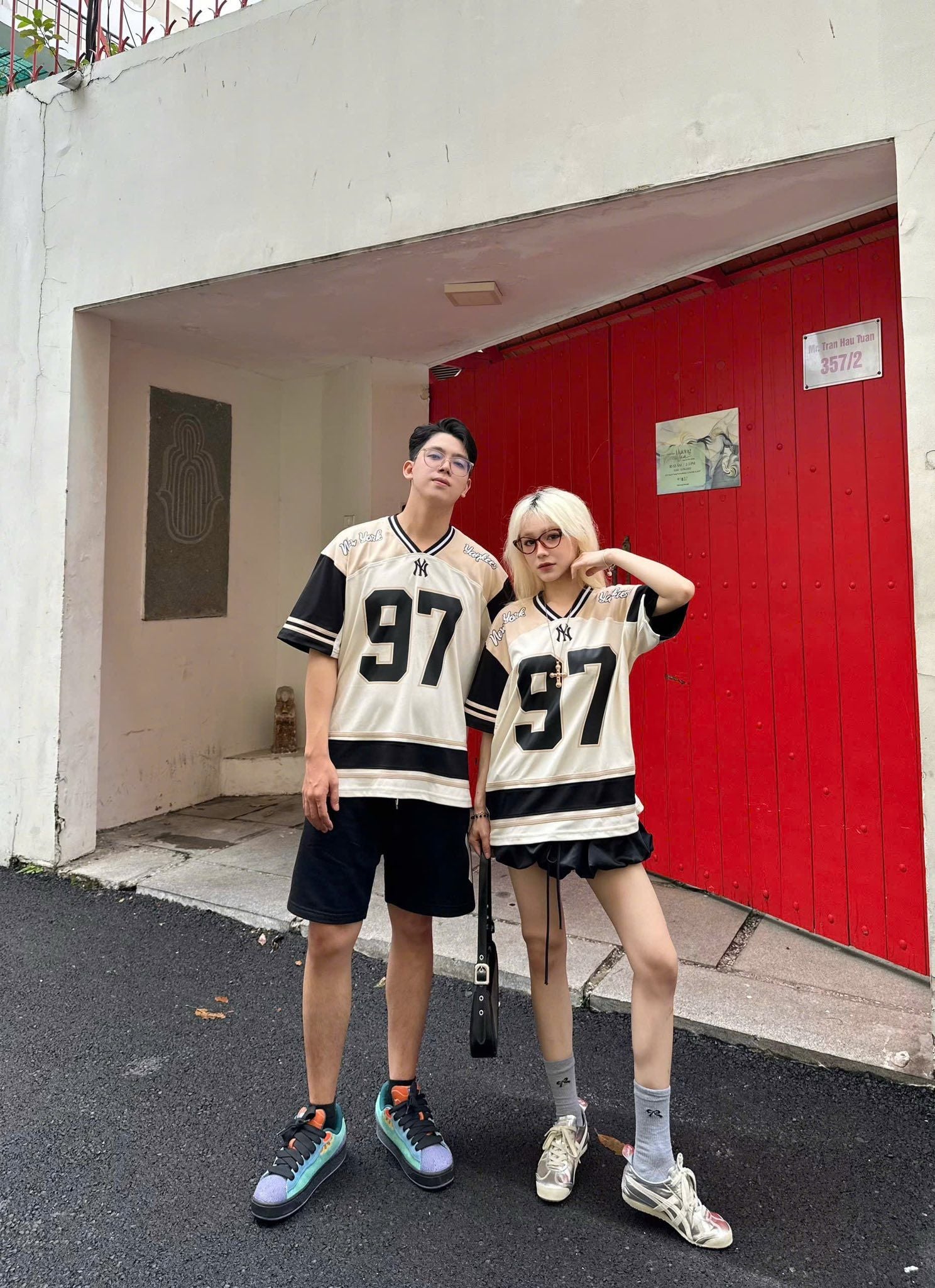  Áo Thun New Era - [Unisex] NY Jersey 97 T-Shirt Cream - 15488879 