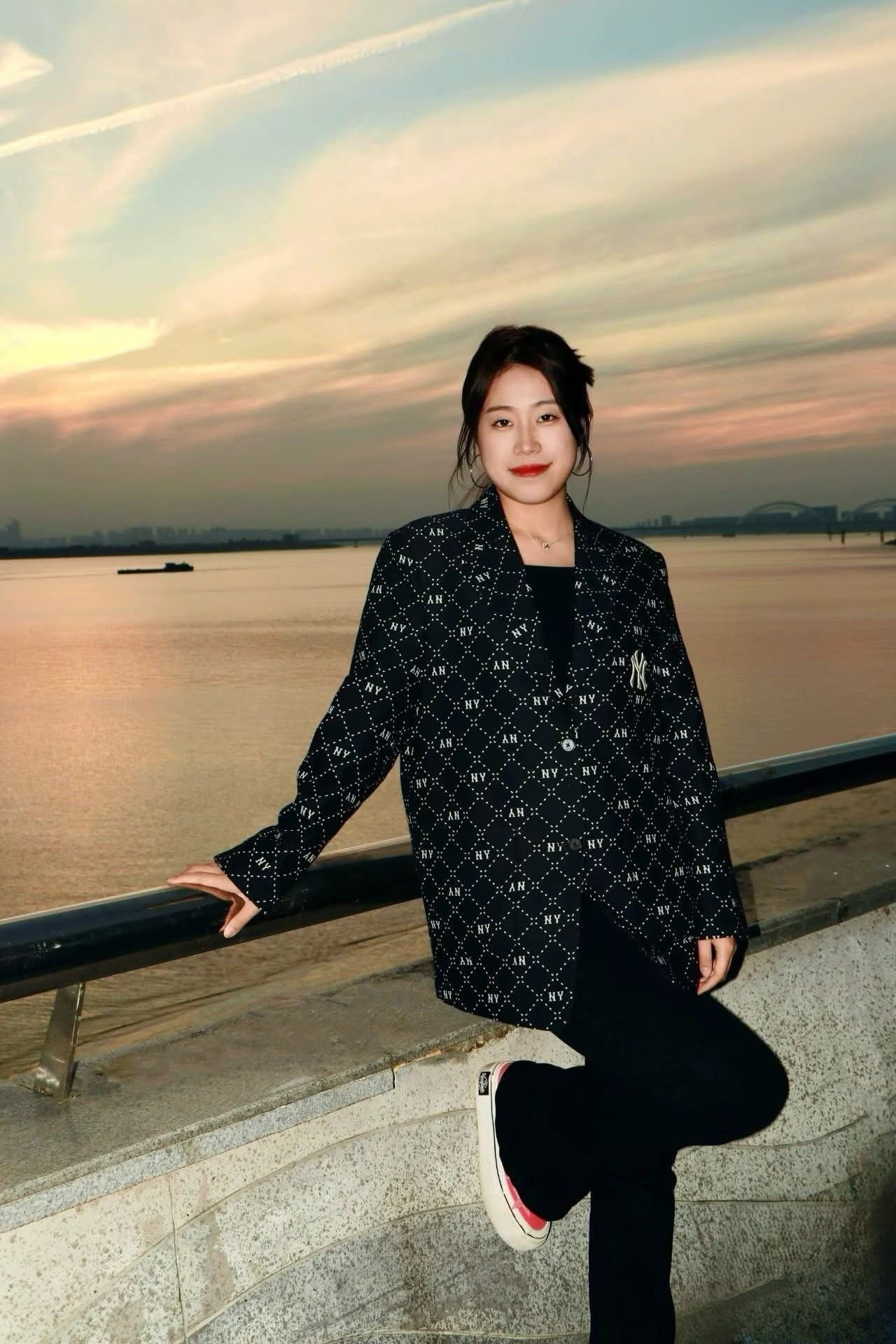  Áo Vest MLB Korea - Monogram New York Yankees - 3FJKM0131-50BKS 