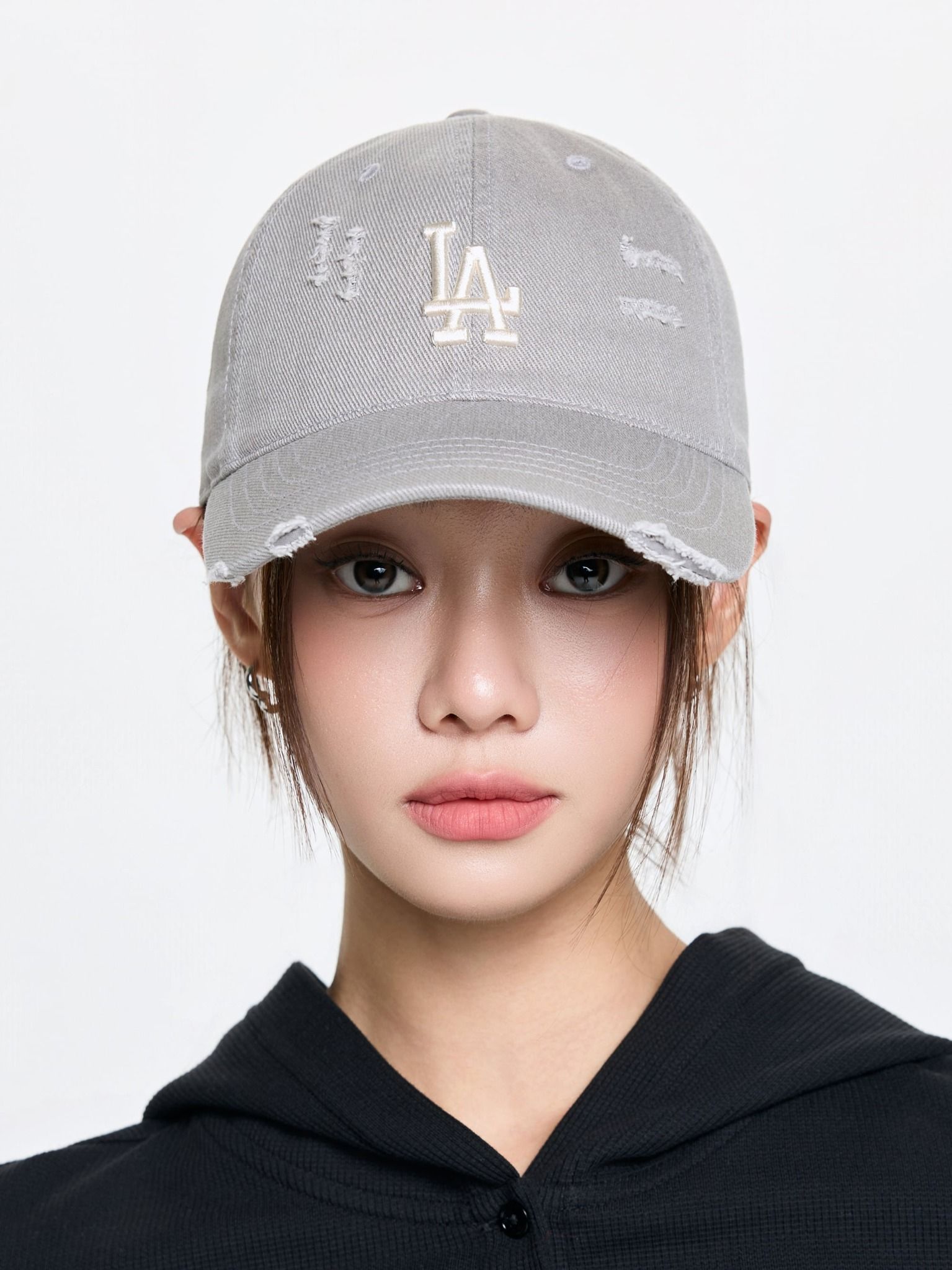  Nón MLB Korea - [Unisex] Damage Washed Unstructured Ball Cap NY Yankees - 3ACPVV34N-07GRS 