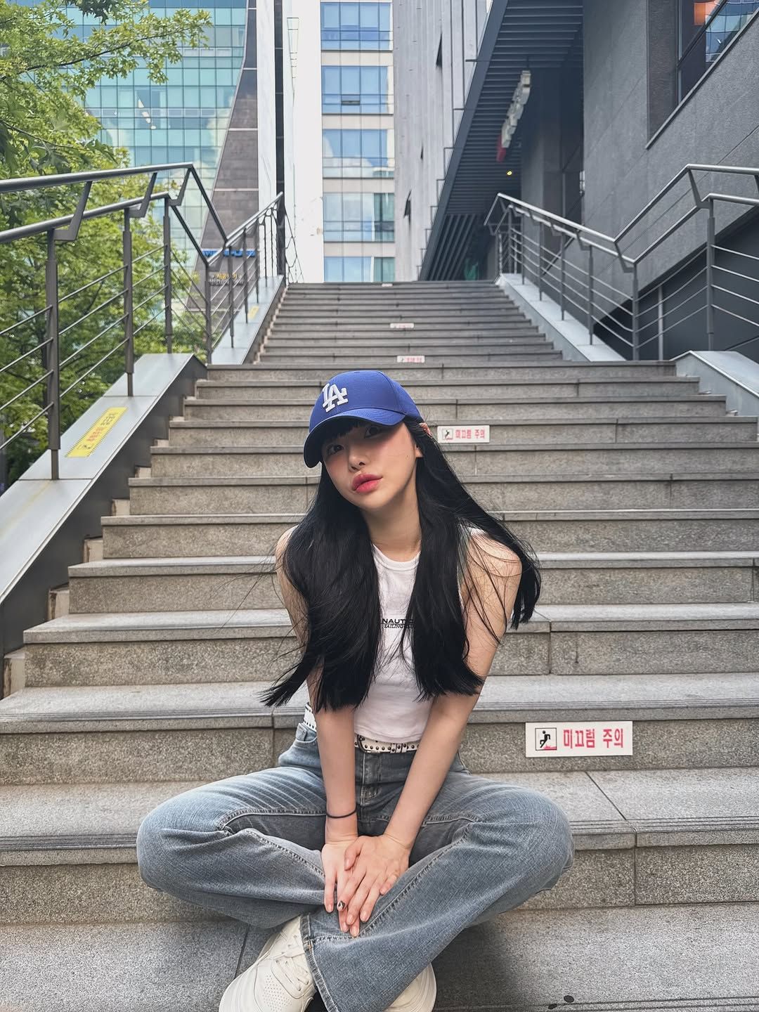  Nón MLB Korea - [Unisex] New Fit Structure Ball Cap LA Dodgers - 3ACP0802N-07BLD 