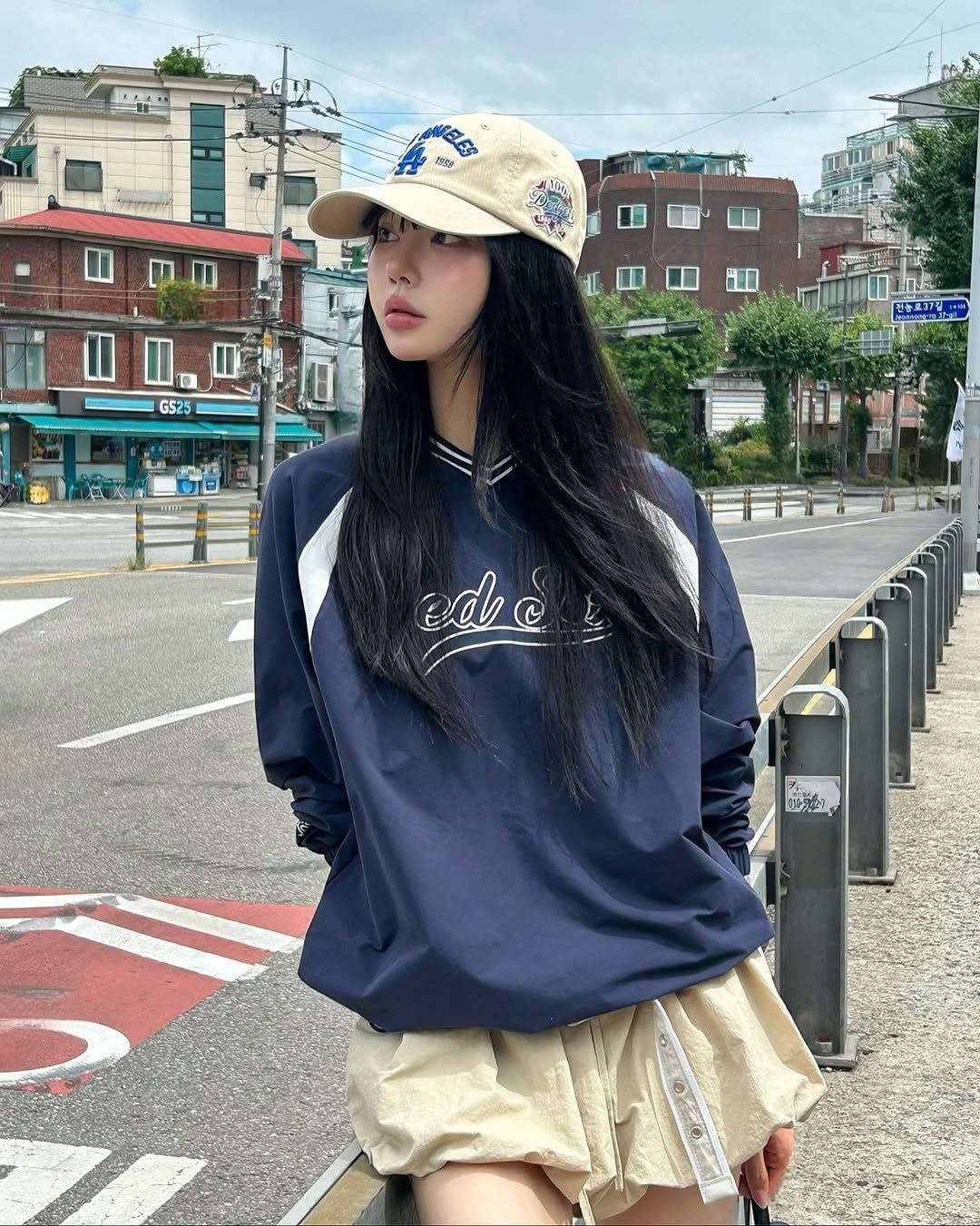  Nón MLB Korea - [Unisex] Vintage Cooperstown Patch Unstructured Ball Cap LA Dodgers - 3ACPB105N-07BGS 