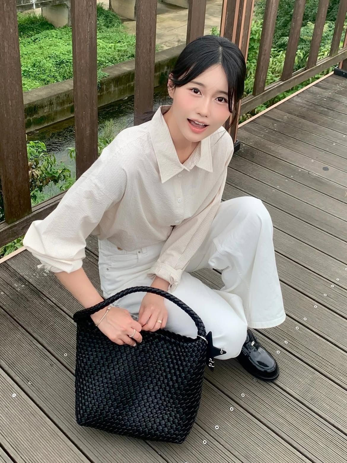  [Pre-order] Túi EcoDay - Medium Woven Bag Black 