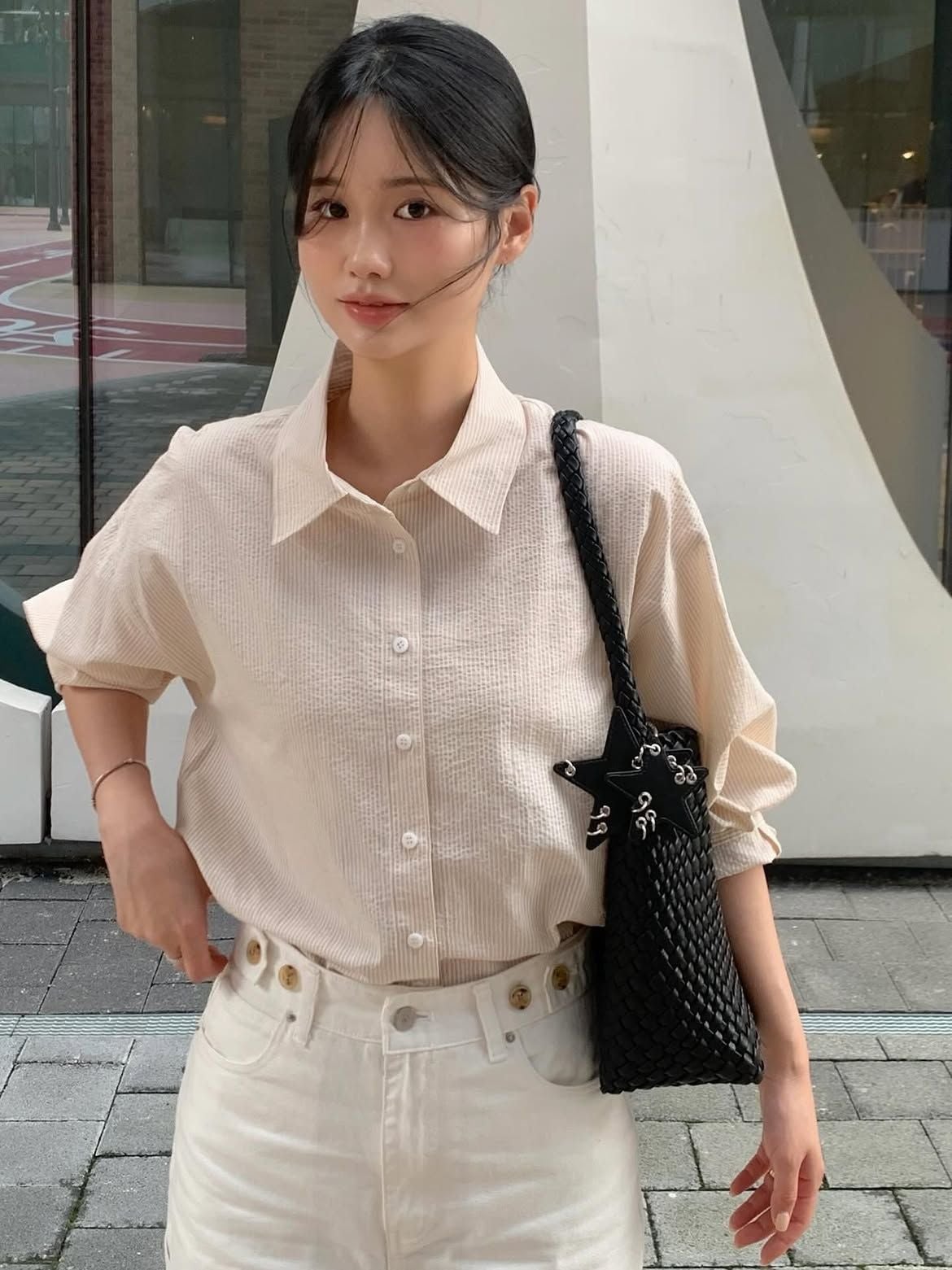  [Pre-order] Túi EcoDay - Medium Woven Bag Black 