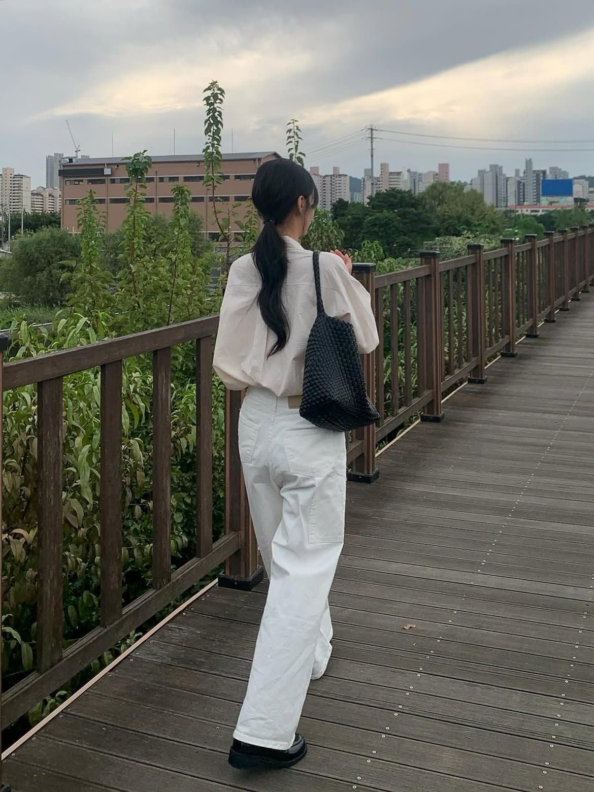  [Pre-order] Túi EcoDay - Medium Woven Bag Black 
