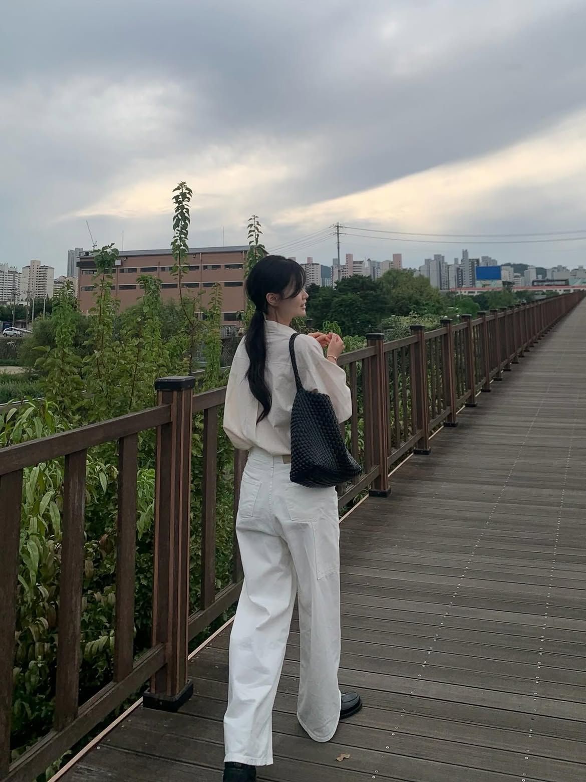  [Pre-order] Túi EcoDay - Medium Woven Bag Black 