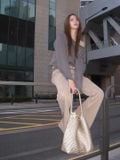  [Pre-order] Túi EcoDay - Large Woven Bag Champagne 