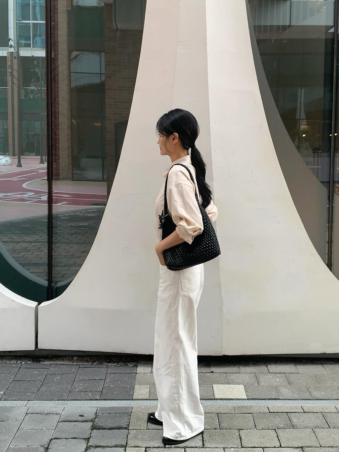  [Pre-order] Túi EcoDay - Medium Woven Bag Black 
