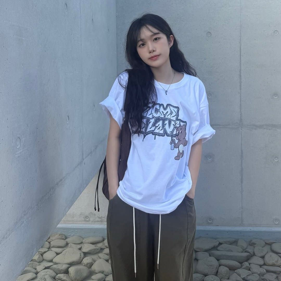  Áo thun [Unisex] ADLV - Acmé de la vie AC Bear Spray White 