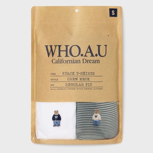  Set Áo Thun WHOAU Steve Pin Stripe - WHRSG2351U 