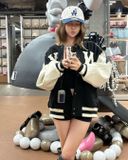  Nón MLB Korea - [Unisex] Signature Stripe Unstructured Ball Cap LA - 3ACPB255N-07NYS 