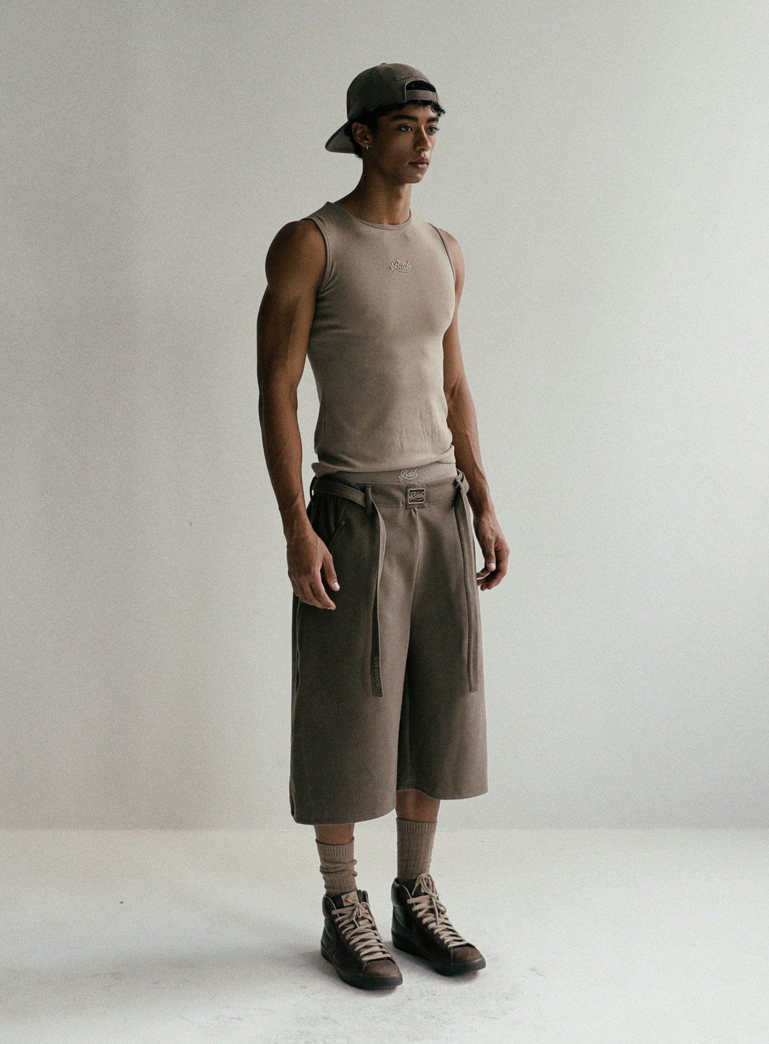 ◆BADBLOOD◆ Beyond Soft Tank 2 Tobacco w-tnk24-061 Áo Tanktop [Unisex] Badblood - [w-tnk24-061] Beyond Soft