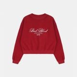  Áo Sweater [Unisex] Badblood - [w-sweatshirt24-004] Classic Logo sweatshirt - Red 
